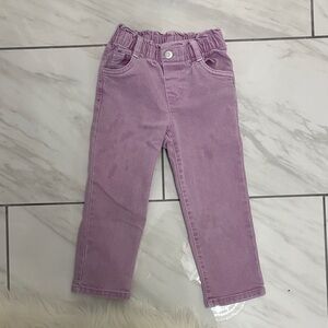 Lilac Kids Jeans with “Paperbag Waist”